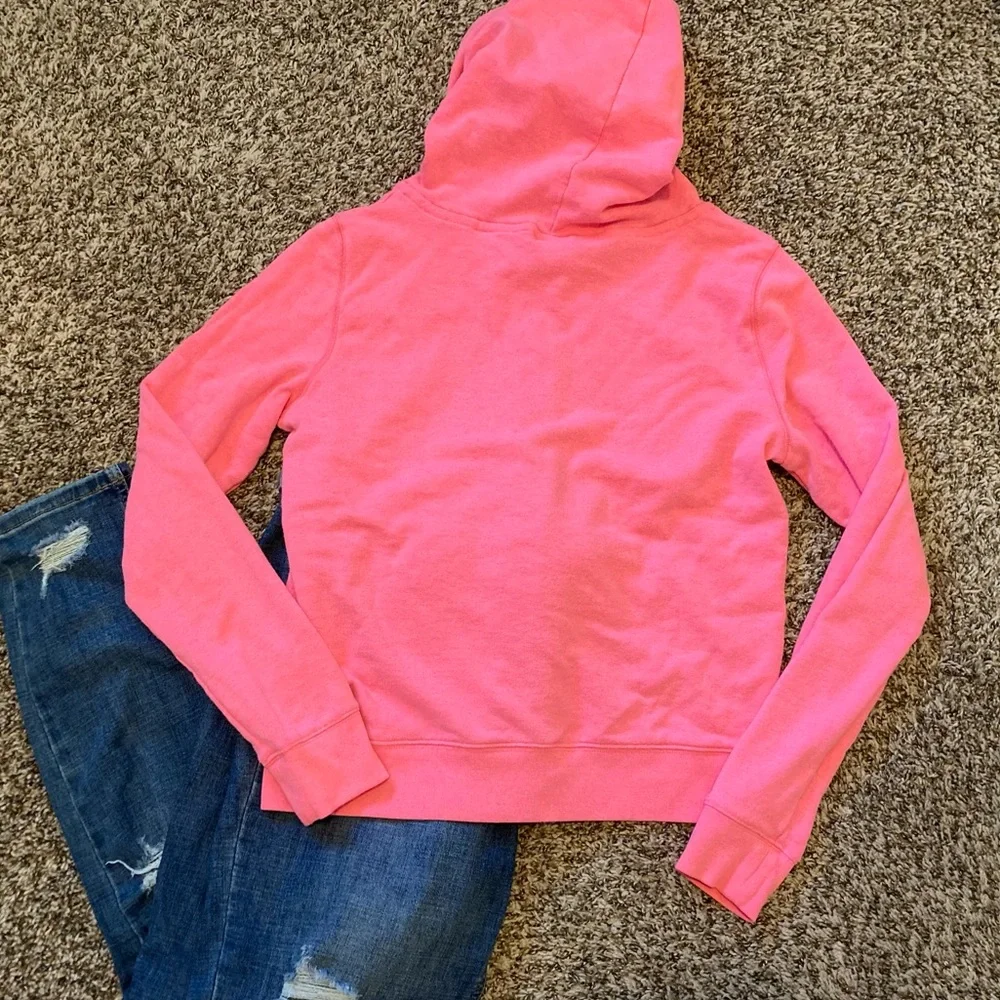 Floral Pink Zip Up Hoodie - Picture 2 of 6
